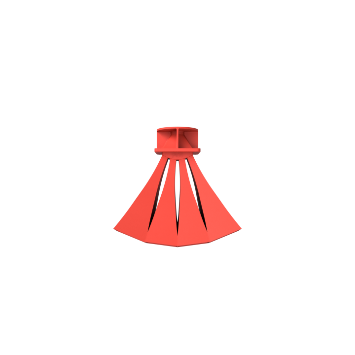5426 Multicell Horn 3x4 3D model