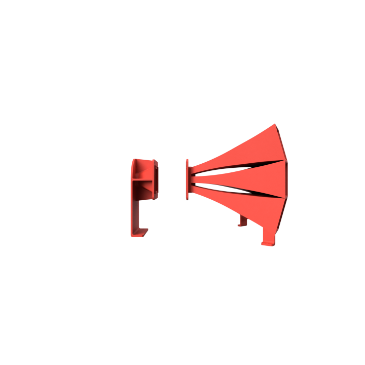 5426 Multicell Horn 3x4 3D model