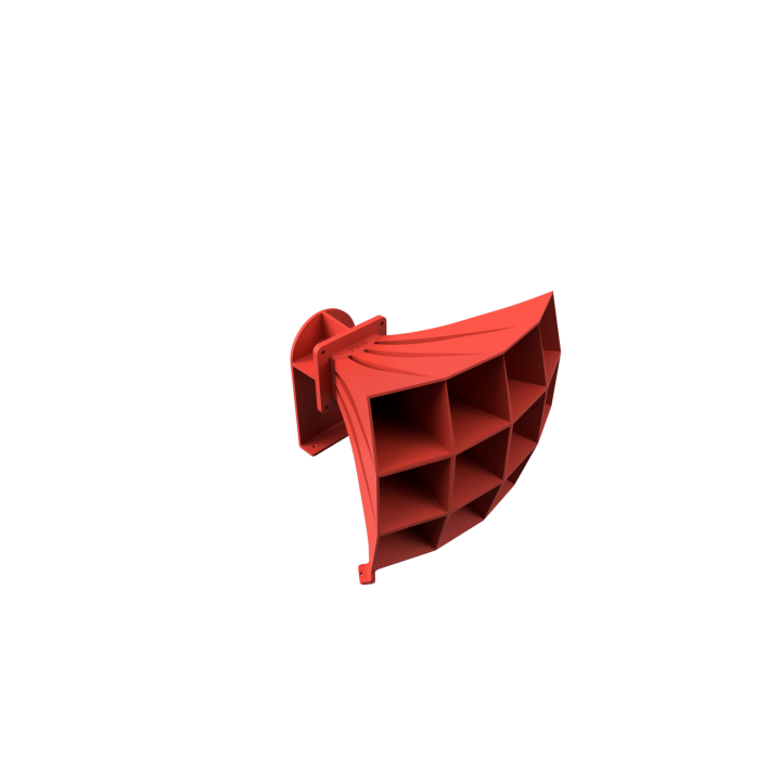5426 Multicell Horn 3x4 3D model