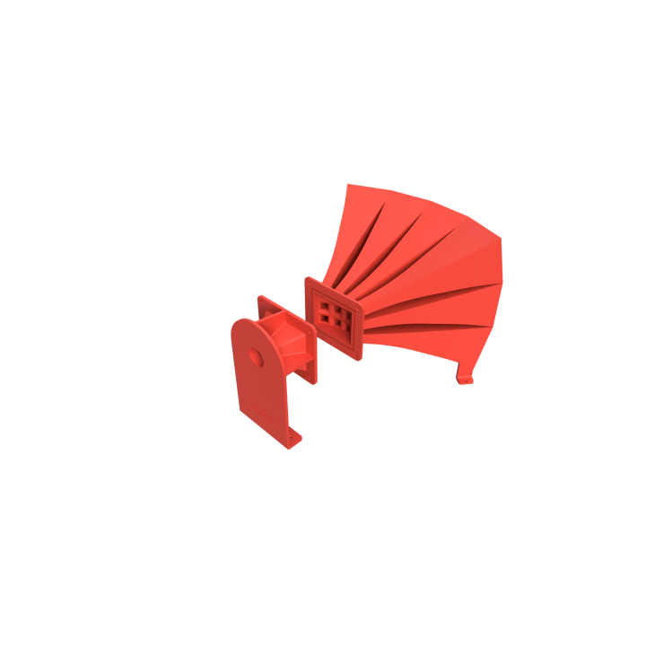 5426 Multicell Horn 3x4 3D model
